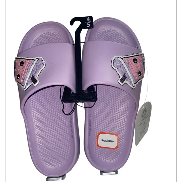 wonder nation Other - Purple Icon Eva Slide Sandals with Pink Ice Cream Design